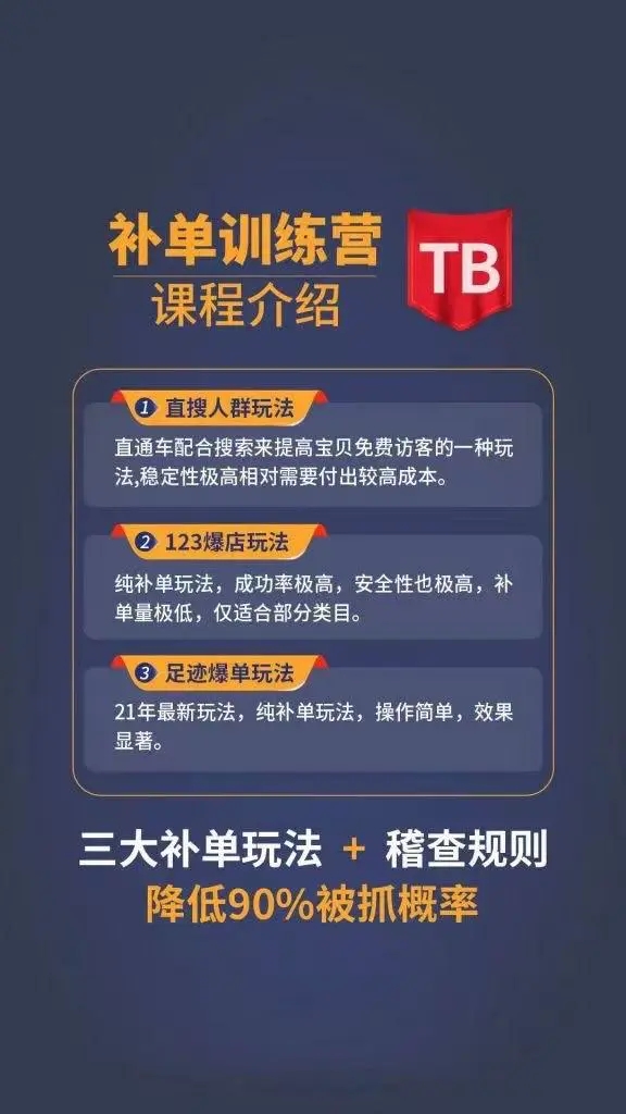 数据蛇淘宝2021最新三大补单玩法+稽查规则，降低90%被抓概率-八爪鱼资源库