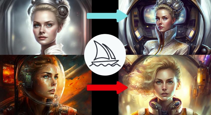 Midjourney V4实现连续性的人物创作：漫画，故事，动画操作教程参数设置-八爪鱼资源库