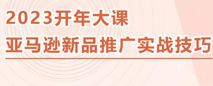 2023亚马逊新品推广实战技巧，线下百万美金课程的精简版，简单粗暴可复制，实操性强的推广手段-八爪鱼资源库