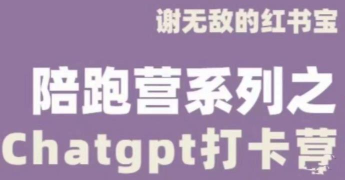 谢无敌ChatGPT打卡营,教你更好地使用ChatGPT来提高工作效率-八爪鱼资源库