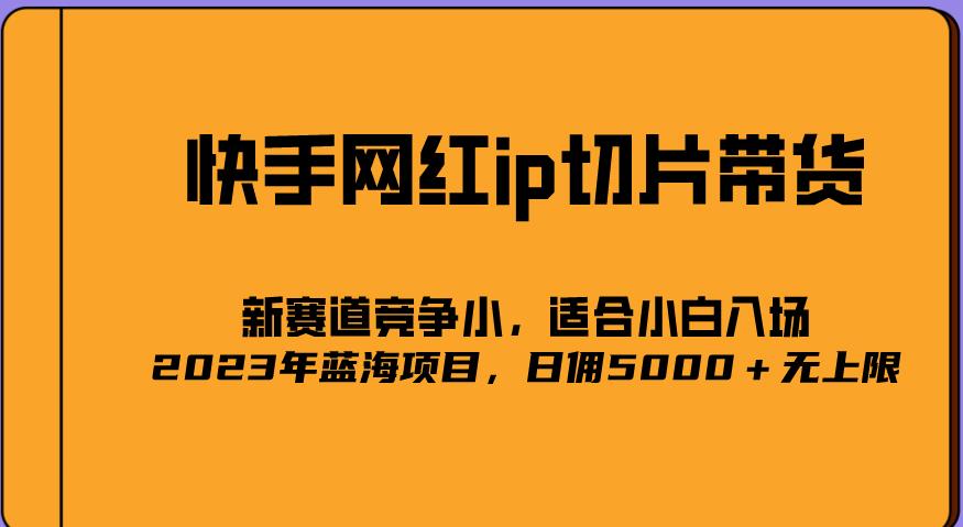 2023爆火的快手网红IP切片，号称日佣5000＋的蓝海项目，二驴的独家授权-八爪鱼资源库