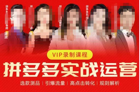 2023推易拼多多实战运营，选款测品、引爆流量、高点击转化、规则解析-八爪鱼资源库