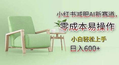 小红书减肥AI新赛道,零成本易操作,日入多张,小白轻松上手【揭秘】-八爪鱼资源库