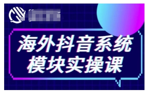 海外抖音Tiktok系统模块实操课，TK短视频带货，TK直播带货，TK小店端实操等-八爪鱼资源库