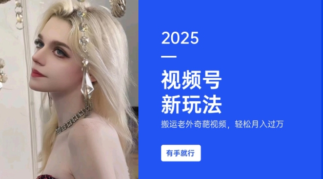 搬运老外奇葩视频，撸视频号分成计划收益，每天只需一小时，新手小白轻松月入过W-八爪鱼资源库