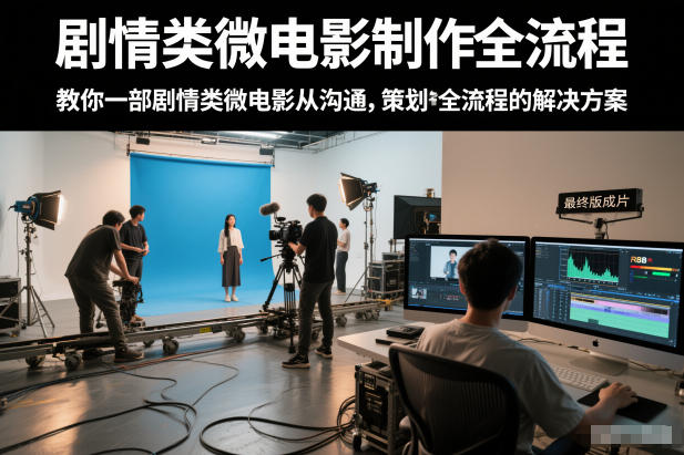 剧情类微电影制作全流程，教你一部剧情类微电影从沟通，策划到拍摄制作全流程的解决方案-八爪鱼资源库