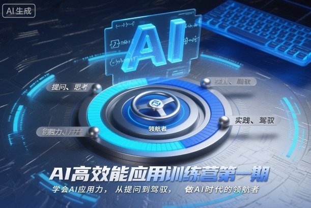 AI高效能应用训练营第一期，学会AI应用力，从提问到驾驭，做AI时代的领航者（更新）-八爪鱼资源库