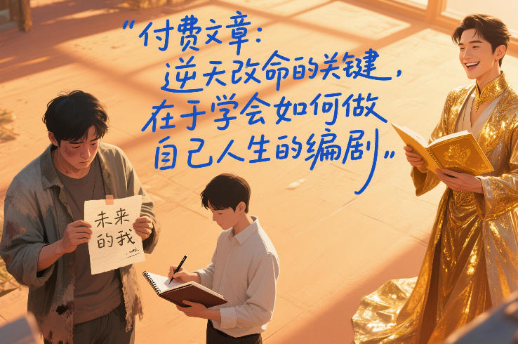 付费文章：逆天改命的关键，在于学会如何做自己人生的编剧-八爪鱼资源库