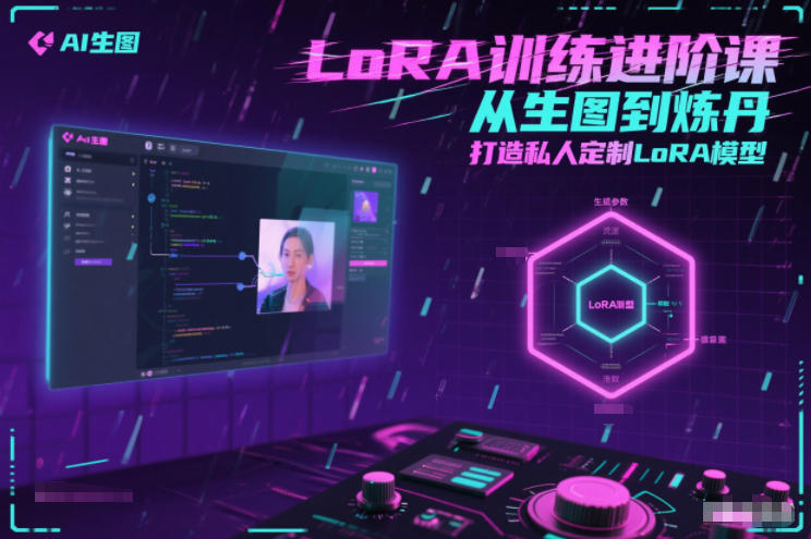 LoRA训练进阶课，从生图到炼丹，打造私人定制LoRA模型-八爪鱼资源库