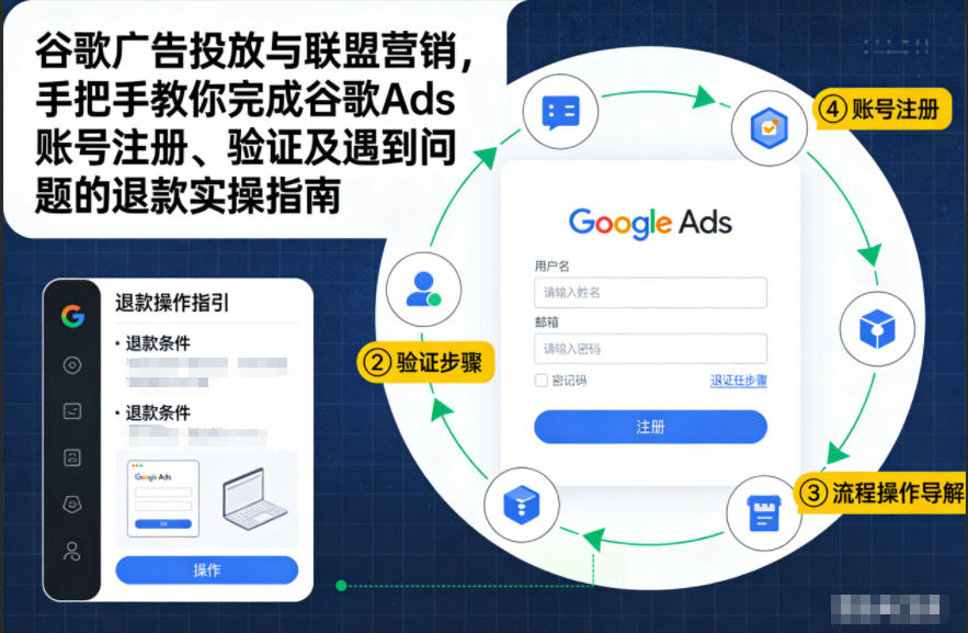 谷歌广告投放与联盟营销，手把手教你完成谷歌Ads账号注册、验证及遇到问题的退款实操指南-八爪鱼资源库