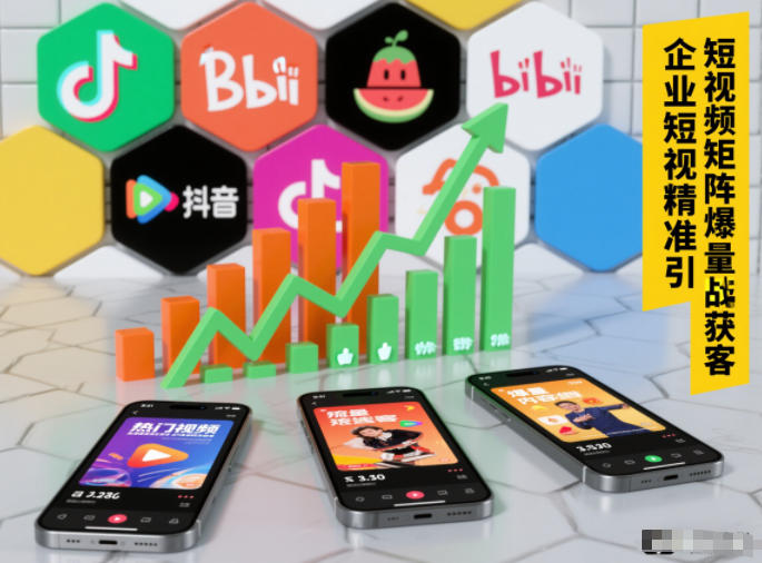 企业短视频精准引流矩阵获客，短视频矩阵爆量战法-八爪鱼资源库