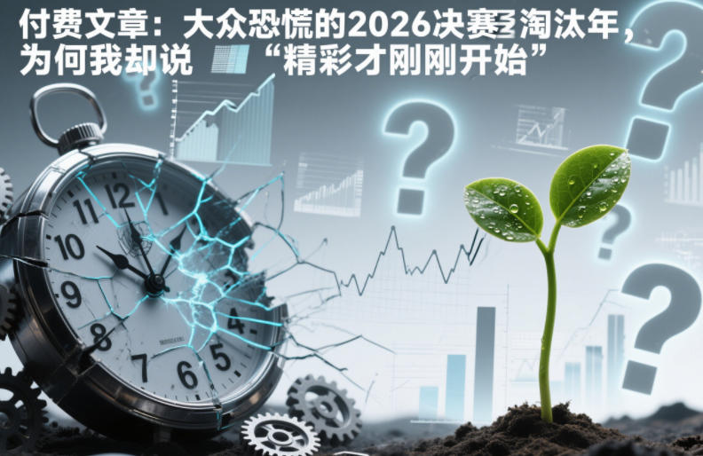 付费文章：大众恐慌的2026决赛淘汰年，为何我却说“精彩才刚刚开始”？-八爪鱼资源库