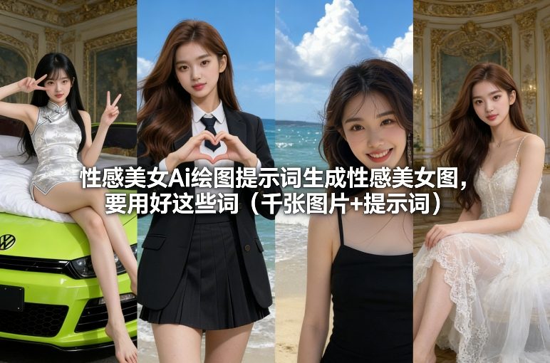 性感美女Ai绘图提示词生成性感美女图，要用好这些词（千张图片+提示词）-八爪鱼资源库