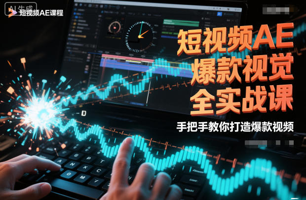 短视频AE爆款视觉全实战课，手把手教你打造爆款视频-八爪鱼资源库