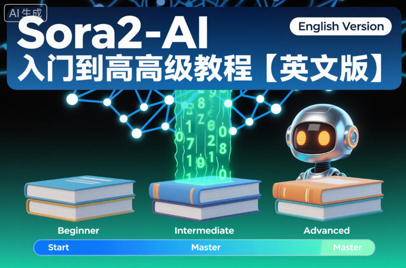 Sora2-AI入门到高级教程【英文版】-八爪鱼资源库