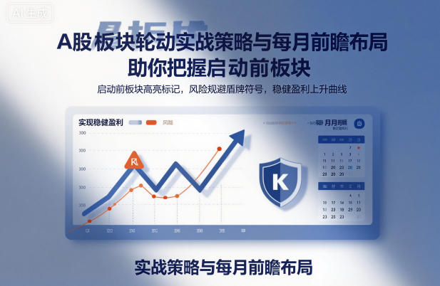 A股板块轮动实战策略与每月前瞻布局，助你把握启动前板块，规避风险，实现稳健盈利-八爪鱼资源库