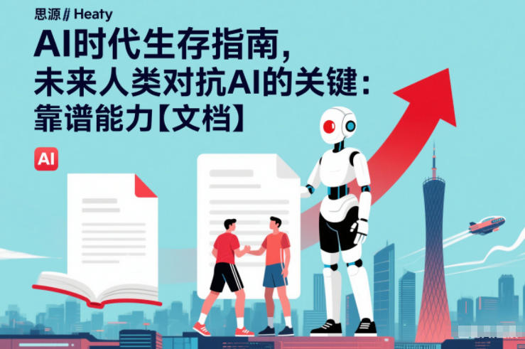 AI时代生存指南，未来人类对抗AI的关键：靠谱能力【文档】-八爪鱼资源库
