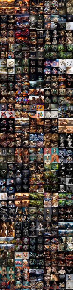 460+专业Midjourney珠宝摄影AI提示词戒指，项链-耳环-手链-宝石等，立即开始创作珠宝艺术-八爪鱼资源库