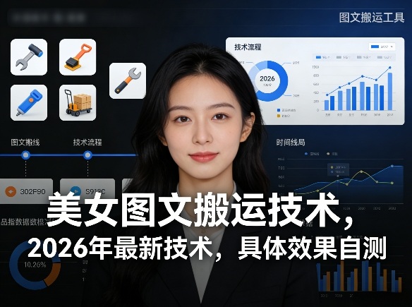 美女图文搬运技术，2026年最新技术，具体效果自测-八爪鱼资源库