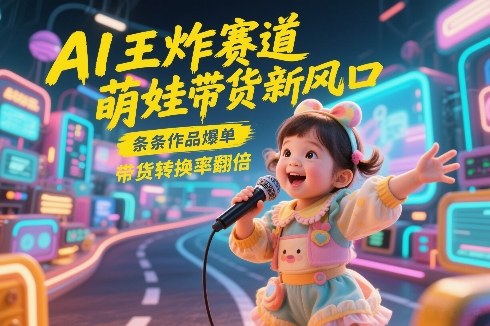 AI王炸赛道，萌娃带货新风口，条条作品爆单，带货转换率翻倍，核心逻辑拆解-八爪鱼资源库