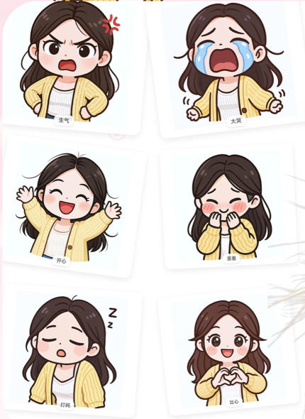 一张照片秒变多种表情包，三步就能拥有专属表情包库，零门槛玩转社交新玩法【文档】-八爪鱼资源库