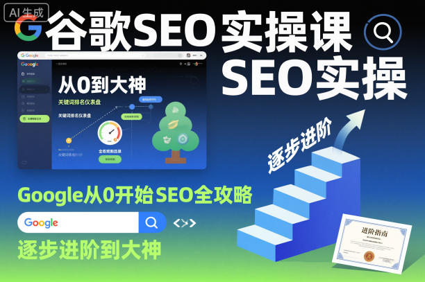 谷歌SEO实操课，Google从0开始SEO全攻略，逐步进阶到大神（更新26年）-八爪鱼资源库