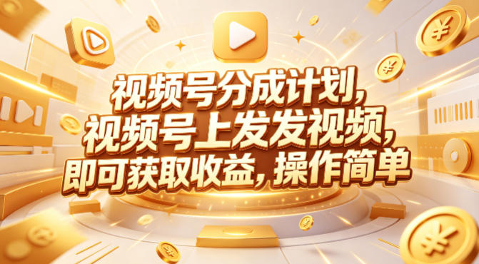 视频号分成计划，599元众筹的Red团队课程，视频号上发发视频，即可获取收益，操作简单-八爪鱼资源库