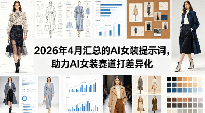 2026年4月汇总的AI女装提示词，助力AI女装赛道打差异化-八爪鱼资源库