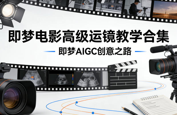 即梦电影高级运镜教学合集，即梦AIGC创意之路-八爪鱼资源库