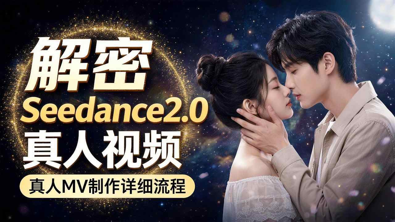 Seedance 2.0解密教程：零基础制作真人MV全流程-八爪鱼资源库