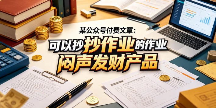 某公众号付费文章：可以抄作业的闷声发财产品-八爪鱼资源库