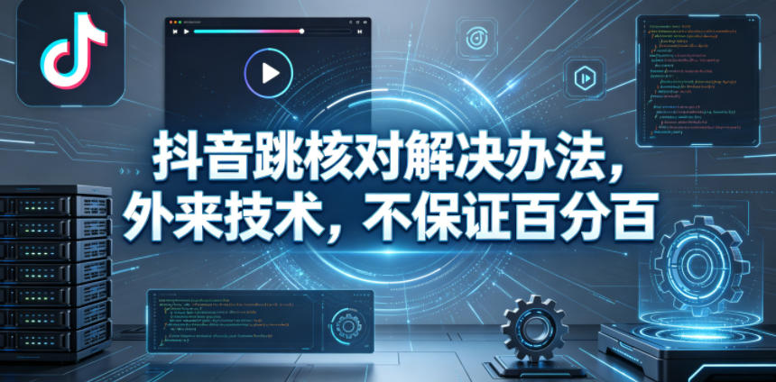 抖音跳核对解决办法，外来技术，不保证百分百-八爪鱼资源库