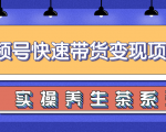 柚子视频号带货实操变现项目,零基础操作养身茶月入10000+-八爪鱼资源库