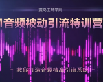 黄岛主·FM音频引流特训营2.0:独家引流模式,单账号50W+播放量,轻松变现-八爪鱼资源库