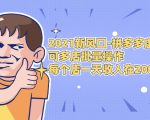 2021新风口-拼多多虚拟店：可多店批量操作，每个店一天收入在200-1000-八爪鱼资源库