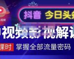 嚴如意·中视频影视解说—掌握流量密码，自媒体运营创收，批量运营账号-八爪鱼资源库