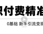 玩转知识付费项目精准引流，给你1套课多账号操作落地方案！-八爪鱼资源库