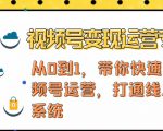视频号变现运营，视频号+社群+直播，铁三角打通视频号变现系统-八爪鱼资源库