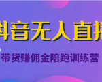 抖音无人直播带货赚佣金陪跑训练营（价值6980元）-八爪鱼资源库