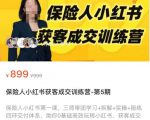 保险人小红书获客成交训练营，0基础高效玩转小红书，可复制的获客成交之路-八爪鱼资源库