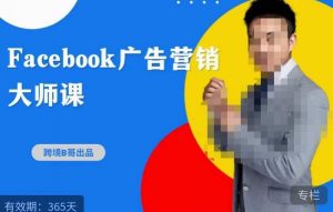 跨境b哥·2023Facebook广告营销大师课，挖掘广告商机，寻找精准客户-八爪鱼资源库
