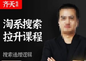 齐天电商·淘系搜索提升课程,搜索递增标准化,动销标准化流程-八爪鱼资源库