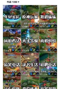 副业拆解：抖音王者荣耀游戏变现副业项目，视频版一条龙实操玩法分享给你-八爪鱼资源库