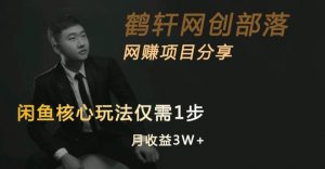 闲鱼核心玩法不卖货也能1年变现20W，玩法简单-八爪鱼资源库