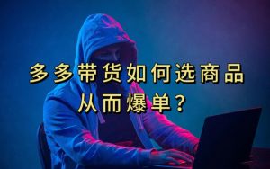 多多视频带货选什么商品链接才能爆单，10分钟教会你，爆单不是浮云【揭秘】-八爪鱼资源库