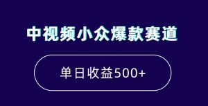 中视频小众爆款赛道，7天涨粉5万+，小白也能无脑操作，轻松月入上万【揭秘】-八爪鱼资源库