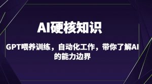 AI硬核知识-GPT喂养训练，自动化工作，带你了解AI的能力边界（10节课）-八爪鱼资源库