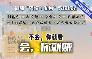2024，“男粉+私域”还是最耐造、最赚、最轻松、最愉快的变现方式【揭秘】-八爪鱼资源库