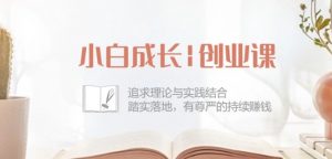 小白成长创业课:追求理论与实践结合,踏实落地,有尊严的持续赚钱-42节-八爪鱼资源库