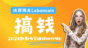 法国闲鱼Leboncoin跨境电商教程：环境邮箱电话解决产品上传及流量，悄悄赚钱【揭秘】-八爪鱼资源库